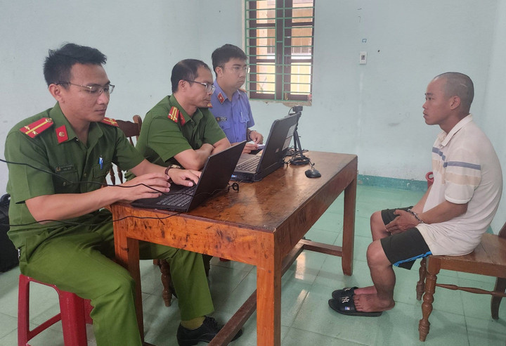 Sau khi xâm hại tình dục bé gái suốt thời gian dài, Bùi Văn Trà lên Lâm Đồng lẩn trốn. (Ảnh: C.A)