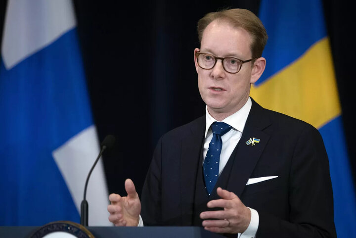 Ngoại trưởng Thụy Điển Tobias Billstrom. (Ảnh: Sputnik)