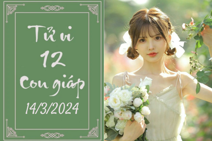 Tử vi vui 12 con giáp hôm nay ngày 14/3/2024: Hợi bất ngờ, Mão lo lắng (Ảnh minh hoạ).