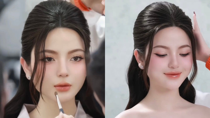 Cận cảnh nhan sắc Chu Thanh Huyền trong đoạn video chuẩn bị cho đám cưới