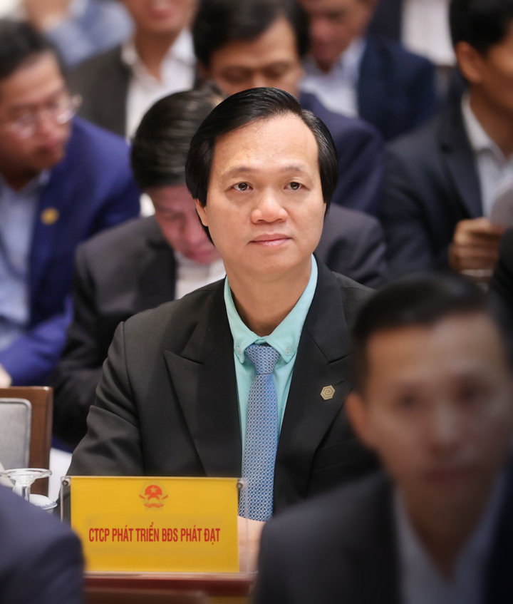Ông Bùi Quang Anh Vũ - Tổng Giám đốc Công ty CP Phát triển Bất động sản Phát Đạt tham dự Hội nghị.