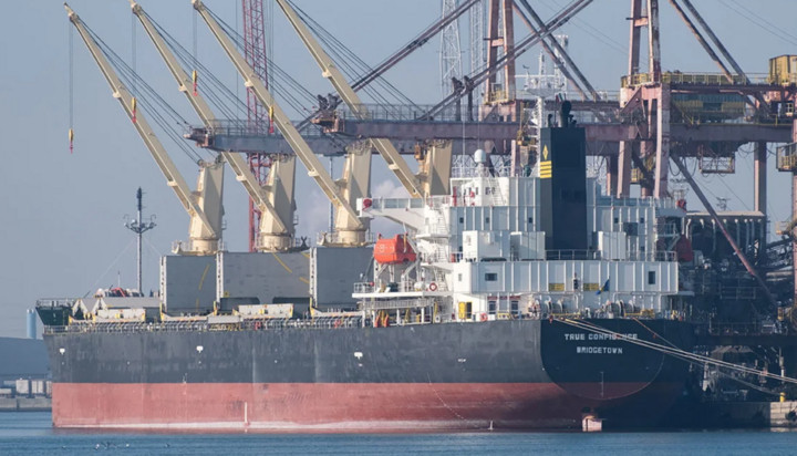 Tàu True Confidence. (Ảnh: Reuters)