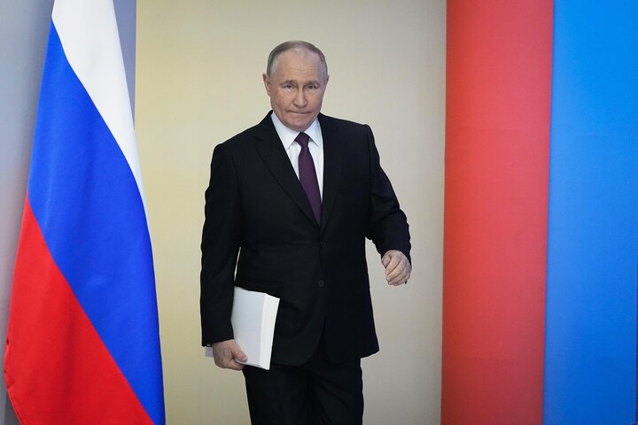 Theo Trung tâm Nghiên cứu Dư luận toàn Nga (FOM), ông Putin sẽ giành được 82% phiếu bầu trong cuộc bầu cử năm nay. (Ảnh: TASS)