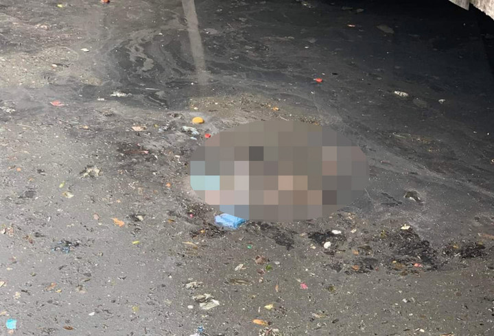 Nơi phát hiện thi thể nam thanh niên. (Ảnh: Đ.X.)