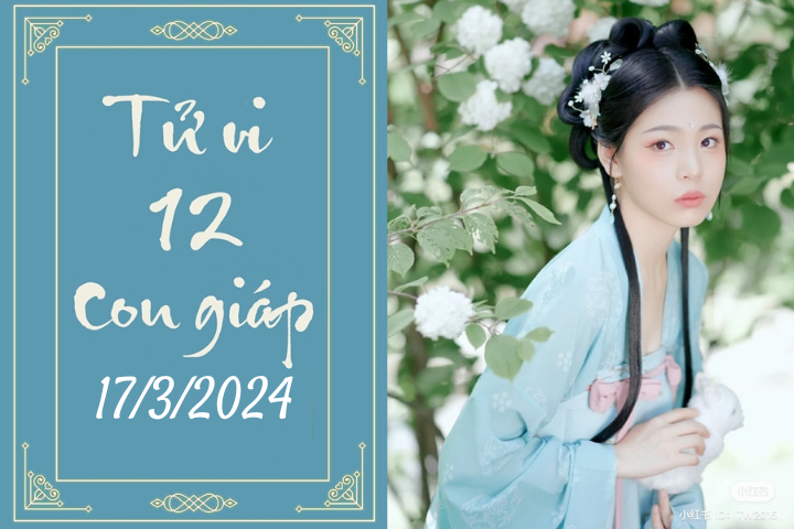 Tử vi vui 12 con giáp hôm nay ngày 17/3/2024: Mão chờ đợi, Tỵ ổn định (Ảnh minh hoạ).