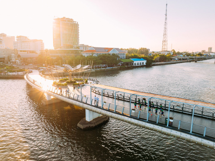 Cung đường giải chạy VPBank Can Tho Music Night Run 2024.