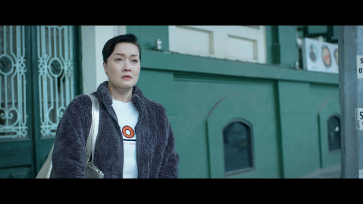 Tạo hình của Vân Dung trong phim "Người một nhà" sẽ lên sóng vào lúc 21h40 thứ 5 và thứ 6 hàng tuần, từ ngày 21/3.