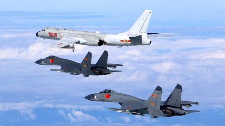 Máy bay chiến đấu của không quân Trung Quốc.