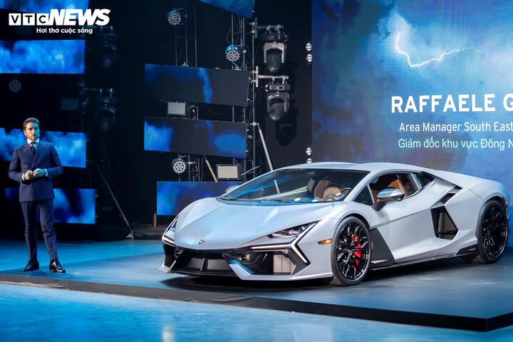 Siêu xe lai điệnLamborghini Revuelto ra mắt tại Việt Nam