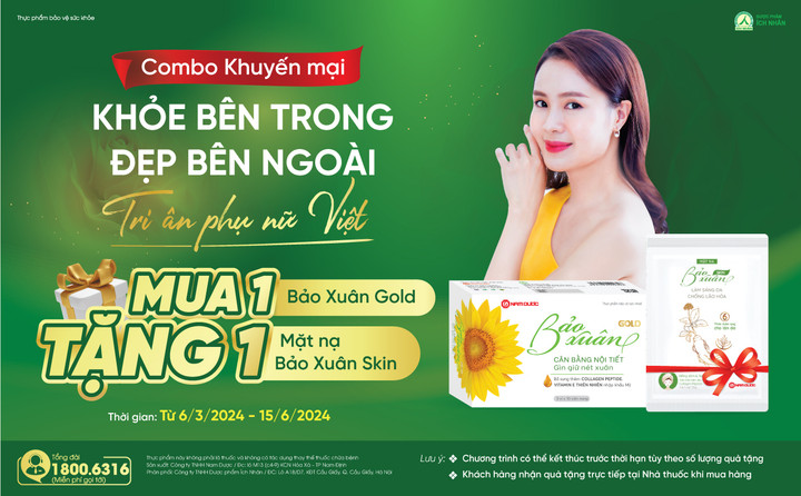 Săn combo “Làm sáng da - ngừa lão hóa” từ Bảo Xuân.