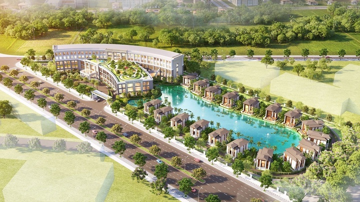 Vinmec Medical Resort đang gấp rút hoàn thiện và sẽ đi vào hoạt động từ năm 2025.