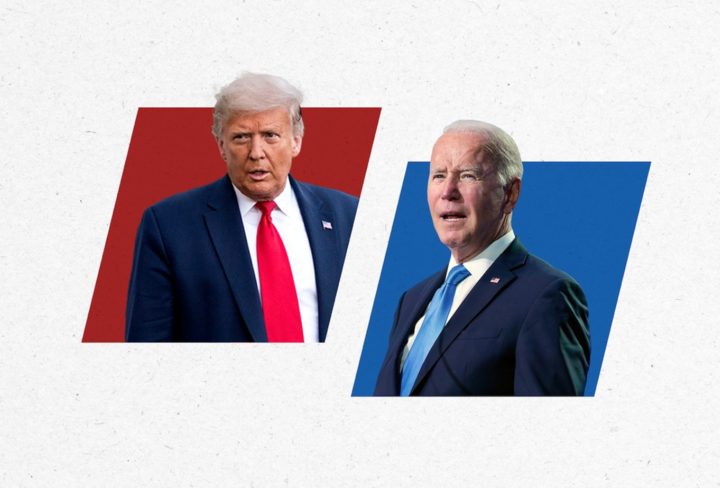 Trận "tái đấu" giữa ông Trump và ông Biden sẽ khó đoán hơn so với năm 2020. (Ảnh: Washington Post)