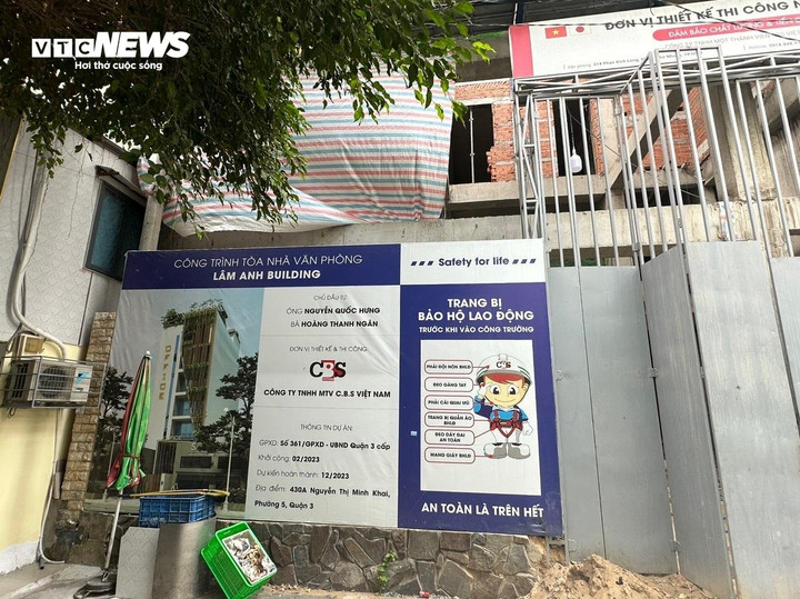 Công trình xây dựng toà nhà văn phòng Lâm Anh Building.