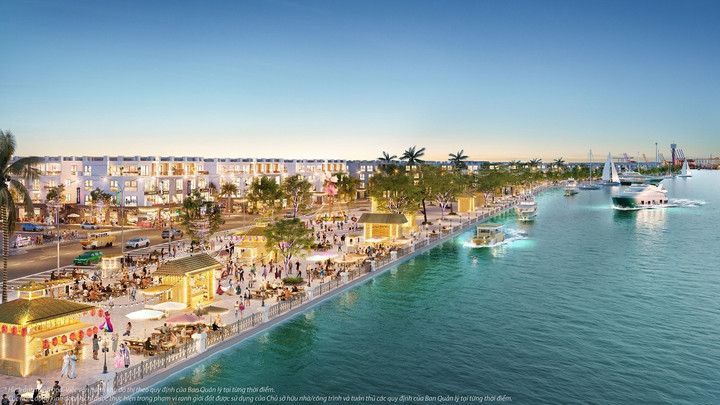 Địa thế độc đáo là cơ sở để giới thượng lưu kiến tạo cuộc sống đẳng cấp tại Vinhomes Royal Island.