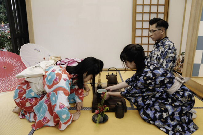 Trà đạo - một trong số điểm nhấn văn hóa đặc sắc của Nhật Bản du khách sẽ được trải nghiệm.