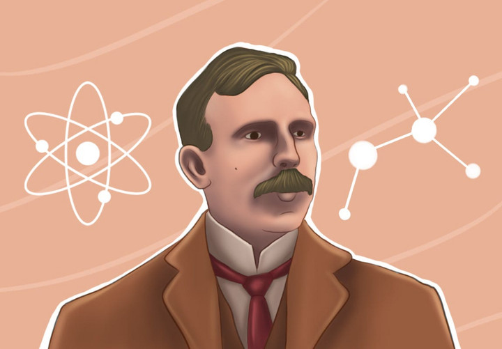 Cũng trong thời gian làm việc tại Phòng thí nghiệm Cavendish, ông được Giáo sư JJ Thomson mời hợp tác nghiên cứu về tia X. Nhà vật lý người Đức Wilhelm Conrad Röntgen đã phát hiện ra tia X chỉ vài tháng trước khi Ernest Rutherford đến Cavendish. Tia X là chủ đề nóng trong giới nghiên cứu khoa học vào thời đó. Cùng với nhau, Ernest Rutherford và Thomson tìm hiểu tác động của tia X lên độ dẫn điện của chất khí, tạo ra bài báo về việc phân chia nguyên tử và phân tử thành các ion. Trong khi Thomson tiếp tục nghiên cứu electron, thì Ernest Rutherford đã xem xét kỹ hơn các bức xạ tạo ra ion. (Ảnh: thescandoreview)