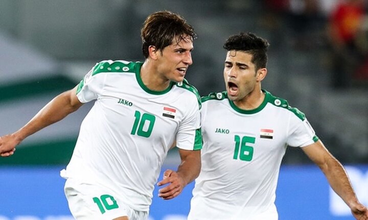 Mohanad Ali (trái) ghi bàn thắng duy nhất của trận đấu.