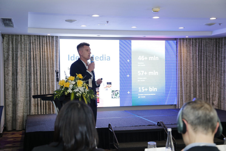 Ông Yurii Shandyga - Giám đốc Phát triển NXB MGID Khu vực APAC chia sẻ về IdealMedia.