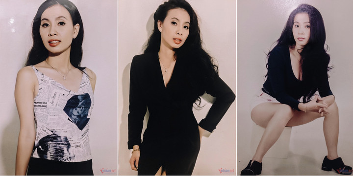 Phương Đào làm mẫu ảnh thời trẻ.