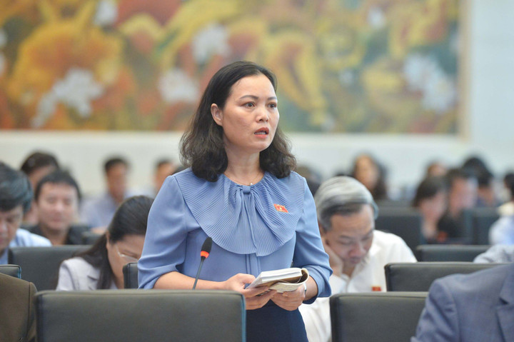 Đại biểu Huỳnh Thị Phúc. (Ảnh: Duy Linh)