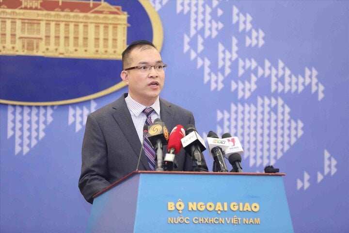 Phó phát ngôn Bộ Ngoại giao Nguyễn Đức Thắng. (Ảnh: TTXVN)