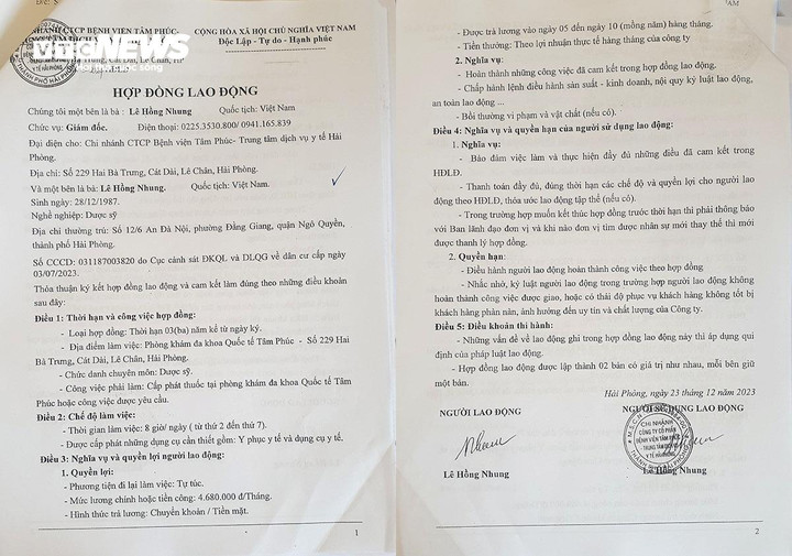 Giám đốc tự ký hợp đồng lao động với chính mình.