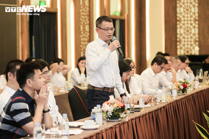 Đại diện các đơn vị chia sẻ những định hướng phát triển Đài VTC trong giai đoạn năm 2024 - 2025.