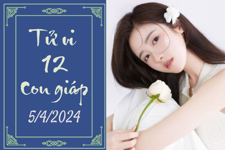 Tử vi vui 12 con giáp hôm nay ngày 5/4/2024: Thân cố gắng, Hợi thận trọng (Ảnh minh hoạ).