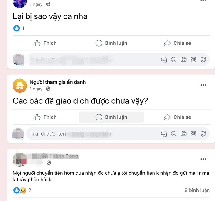 Nhiều nhà đầu tư than phiền không thể chuyển tiền dù VNDirect đã hoạt động trở lại. (Ảnh chụp màn hình ngày 4/4).