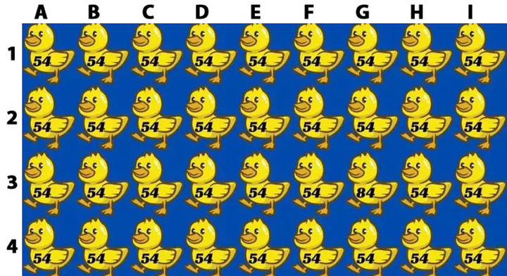 Bạn mất mấy giây để tìm thấy nó?