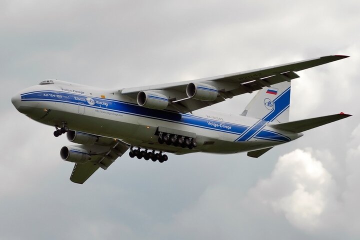 Russian An-124 aircraft.