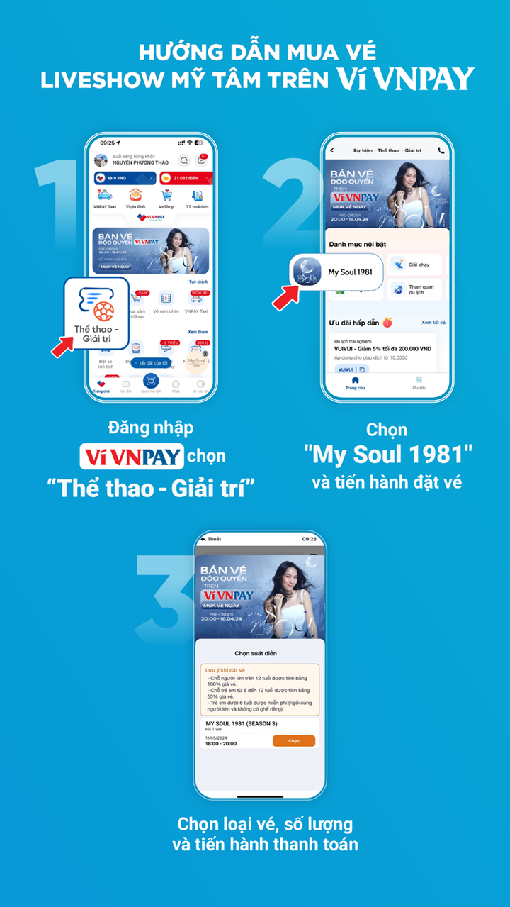 Ví VNPAY độc quyền bán vé liveshow MY SOUL 1981 (MÙA 3) của Mỹ Tâm - 4