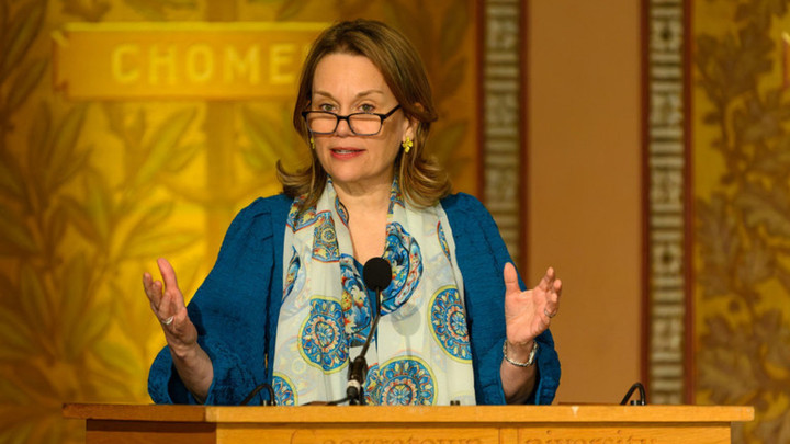 Đại sứ Mỹ tại NATO Julianne Smith, ngày 8/4/2024.