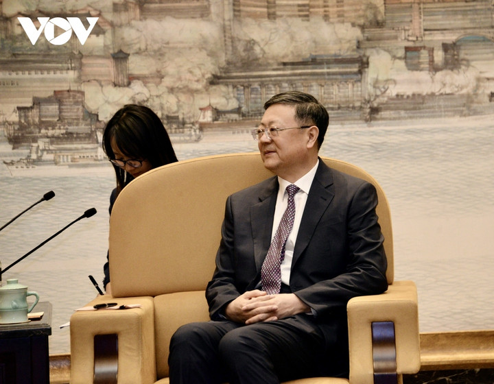 Bí thư Thành ủy Thượng Hải Trần Cát Ninh.