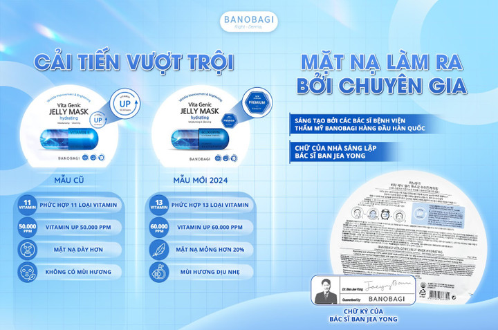 Cải tiến vượt trội có trong mặt nạ Banobagi Premium được làm ra bởi chuyên gia.