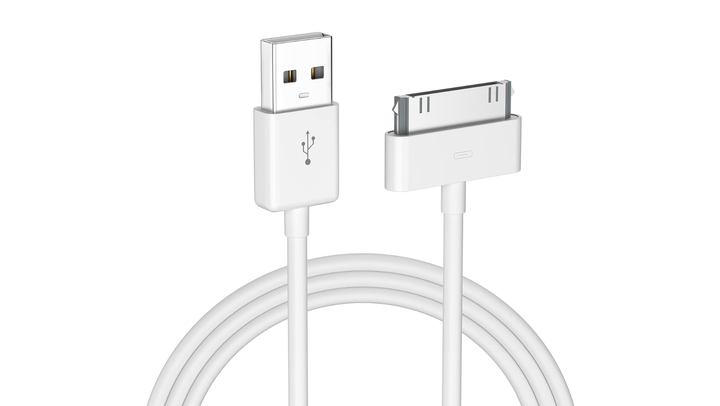 Cổng iPhone chuẩn Apple 30-pin ban đầu được sử dụng từ năm 2007 đến năm 2012.