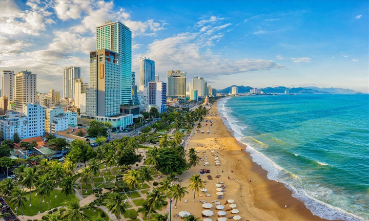 Một góc thành phố biển Nha Trang. (Ảnh: Vương Mạnh Cường)