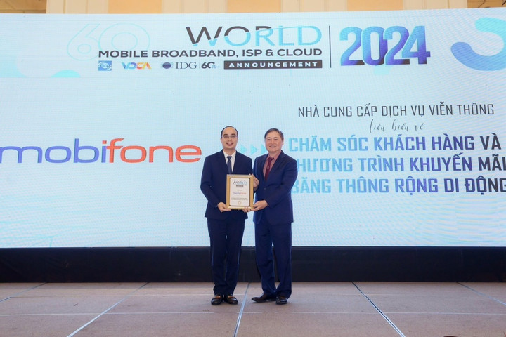 MobiFone đạt danh hiệu nhà cung cấp dịch vụ viễn thông tiêu biểu - 1
