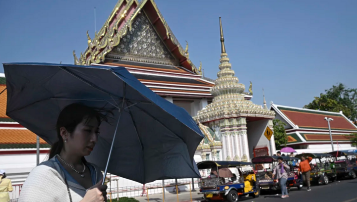 Thái Lan đang hứng chịu đợt nắng nóng kỷ lục. (Ảnh: CNN)