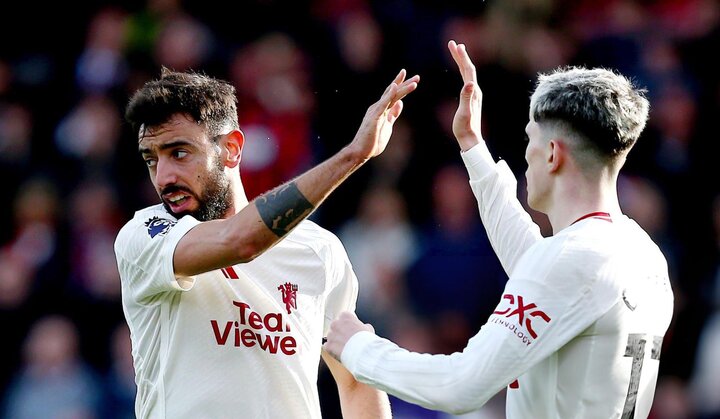 Bruno Fernandes cứu Man Utd thoát thua trước Bournemouth