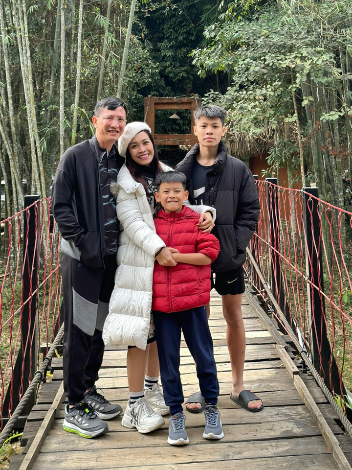 Gia đình hạnh phúc của MC Hoàng Trang VTV.