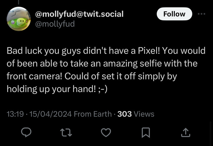 Một số người dùng X cho rằng chiếc smartphone đối thủ sẽ cho ảnh selfie đẹp hơn.