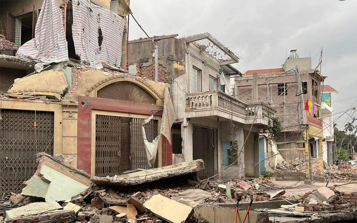 Khu vực xảy ra vụ việc. (Ảnh: Page Hải Phòng)