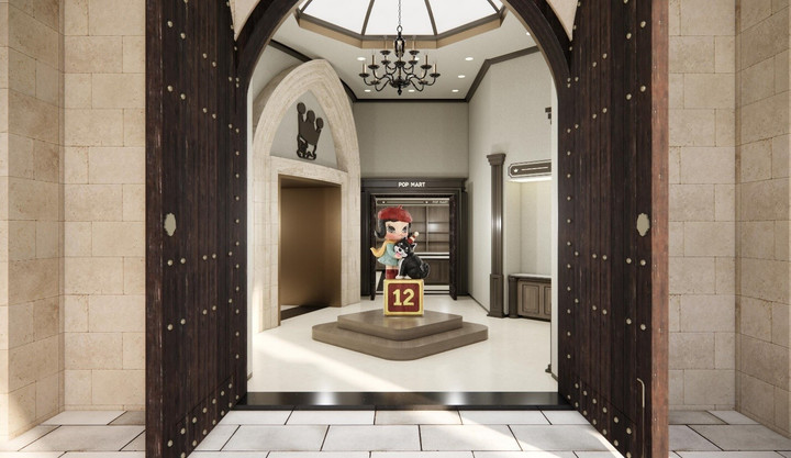 Không gian cửa hàng tựa như một bảo tàng nghệ thuật thu nhỏ.