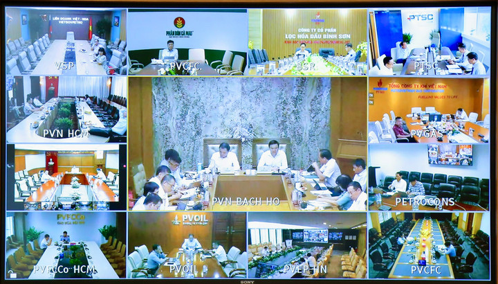 Các điểm cầu trực tuyến.