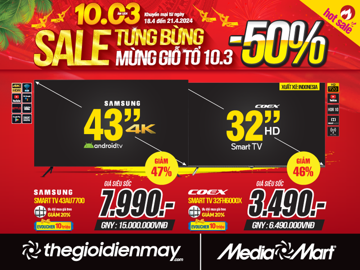 MediaMart tung chương trình 'Sale tưng bừng mừng Giỗ Tổ' - 1