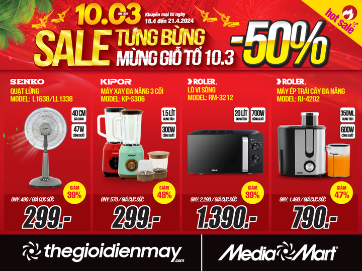MediaMart tung chương trình 'Sale tưng bừng mừng Giỗ Tổ' - 3