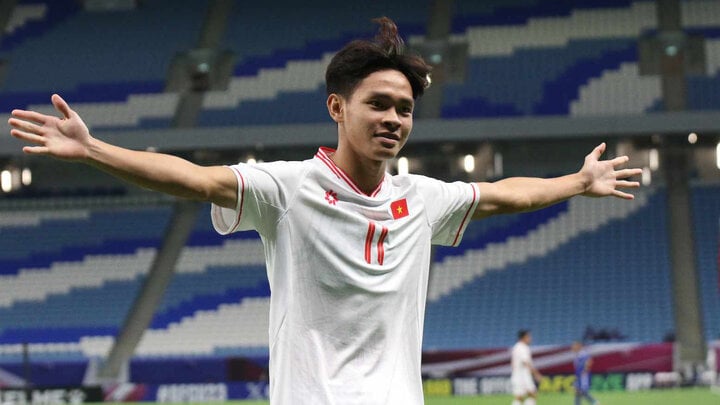 Bùi Vĩ Hào tỏa sáng giúp U23 Việt Nam đánh bại U23 Kuwait. (Ảnh: VFF)