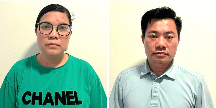 Nguyễn Thị Khuyên và Văn Đình Toàn.