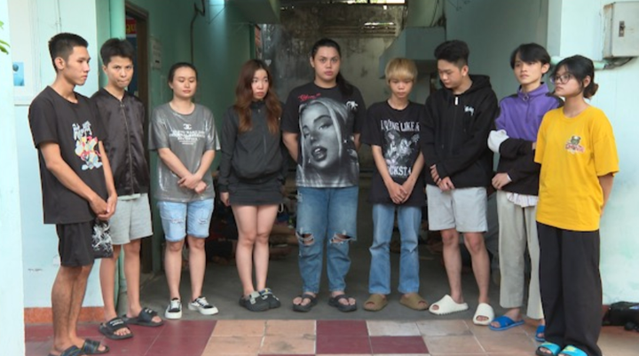 Nhóm người được vợ chồng Kông thuê về để lừa đảo, chiếm đoạt tài sản của nhiều người dân.